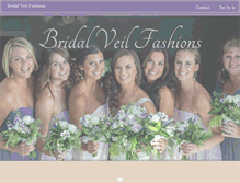 Tablet Screenshot of bridalveilfashions.com